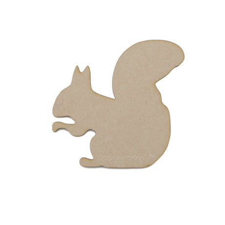 Squirrel MDF Craft Shapes | Wooden Blank Wildlife Embellishment - contact-3967