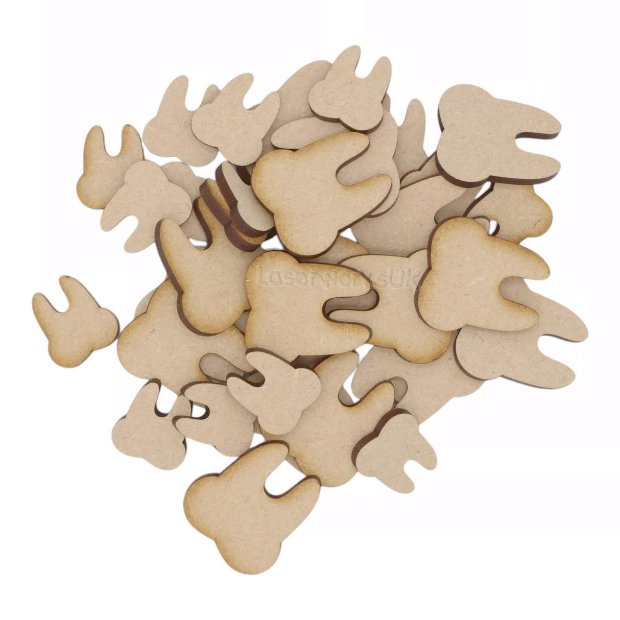 Baby Tooth Craft Shapes - LaserworksUK