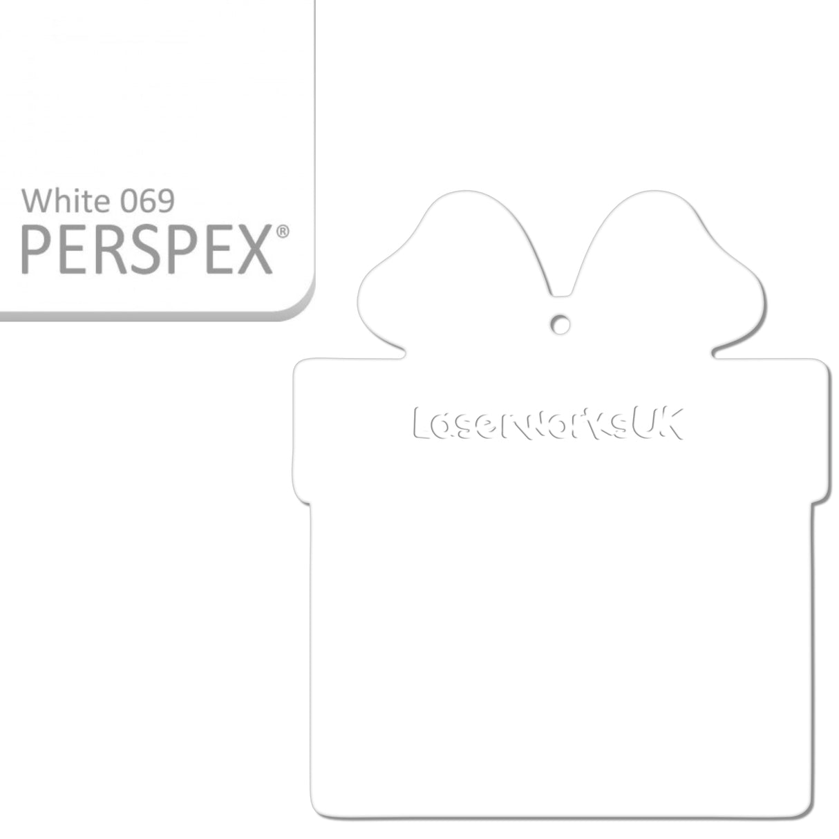 Acrylic Christmas Present Gift Box Blanks - Laserworksuk