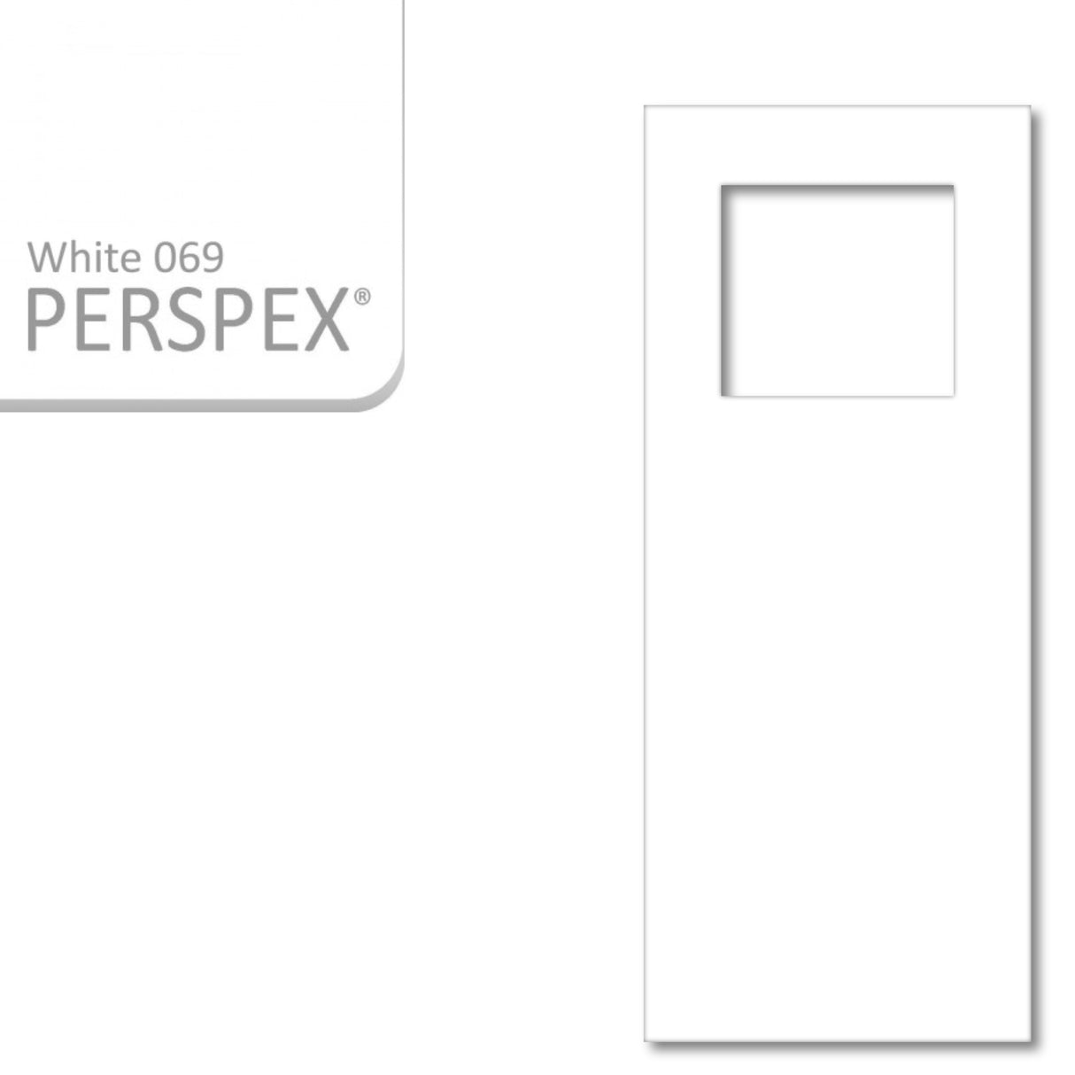 Acrylic Door Hanger Blanks - Style 6 - Laserworksuk