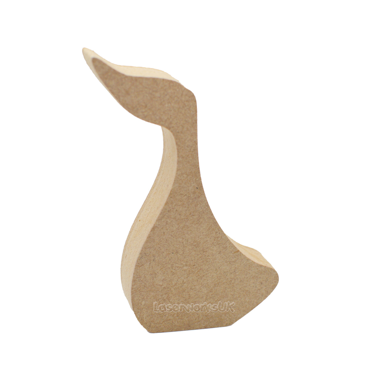 Freestanding Wild Goose Shape - 18mm MDF Craft Shapes - Laserworksuk