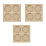 2x2 - 25mm Round Movement Tray - Laserworksuk