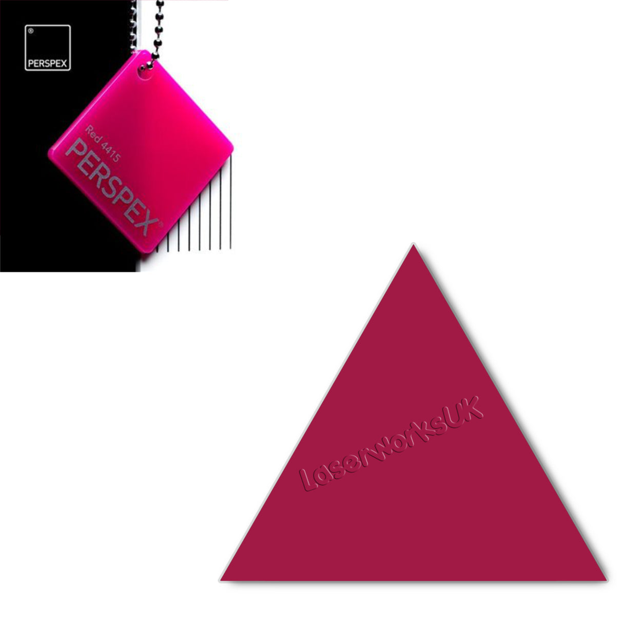 Acrylic Triangle Blanks (15cm Pack of 5)