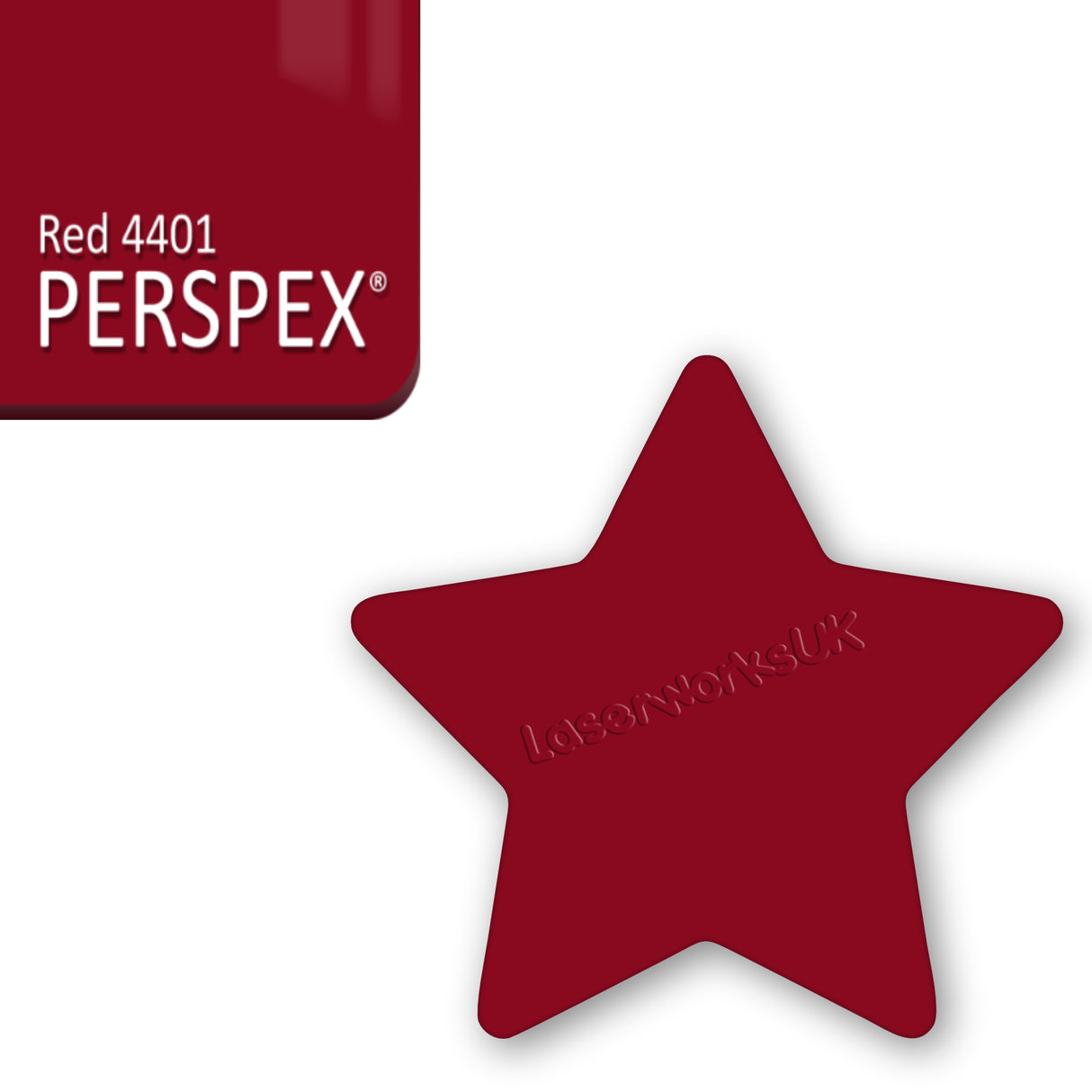 Acrylic Star Blanks (3cm Pack of 18) - Laserworksuk