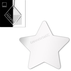 Acrylic Star Blanks (3cm Pack of 18) - Laserworksuk