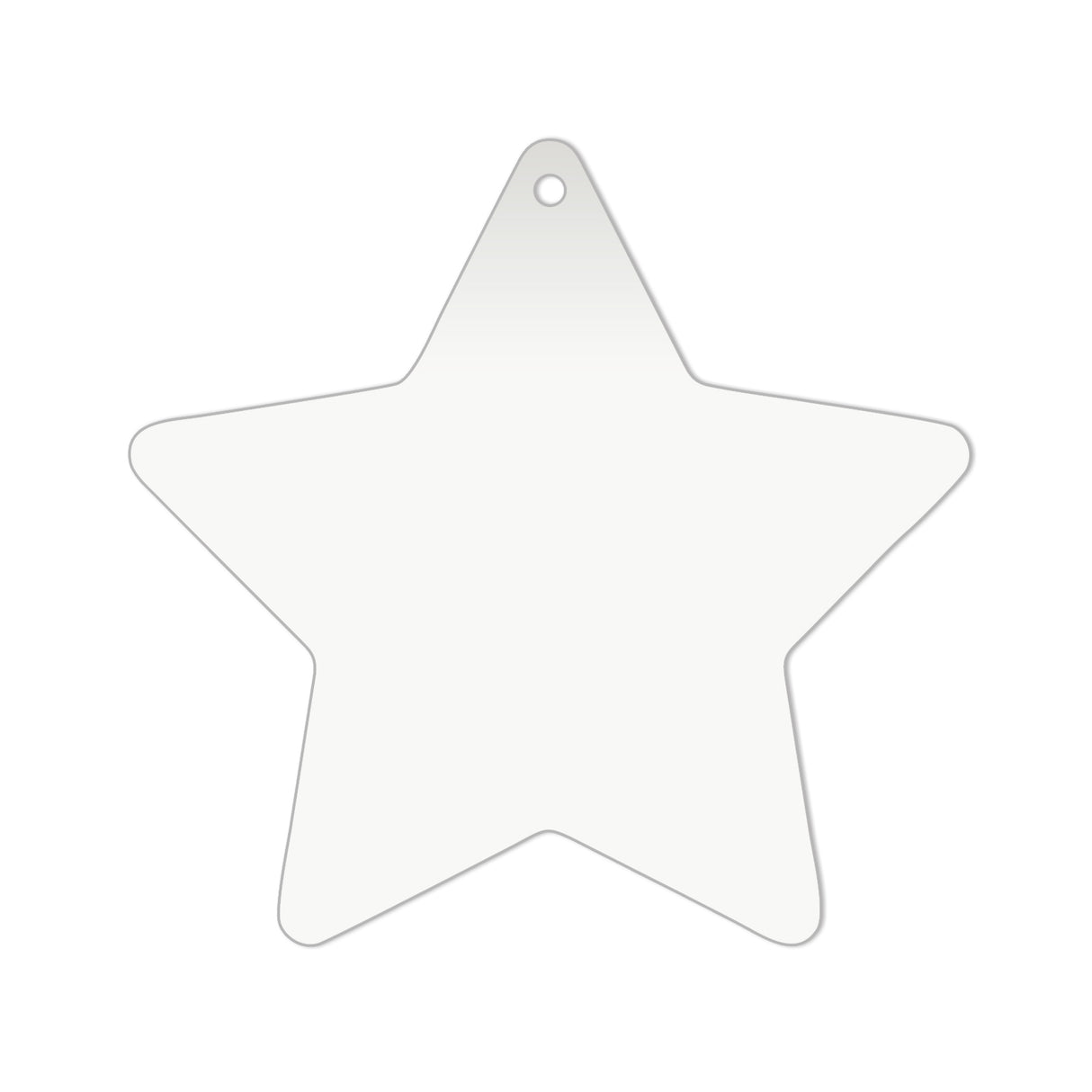Acrylic Star Blanks (6cm Pack of 9) - Laserworksuk