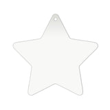 Acrylic Star Blanks (8cm Pack of 7) - Laserworksuk