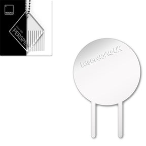 Acrylic Circle Cake Topper (18cm Pack of 3) - Laserworksuk