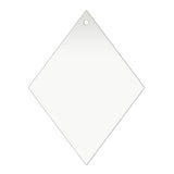 Acrylic Diamond Blank (8cm Pack of 6) - Laserworksuk