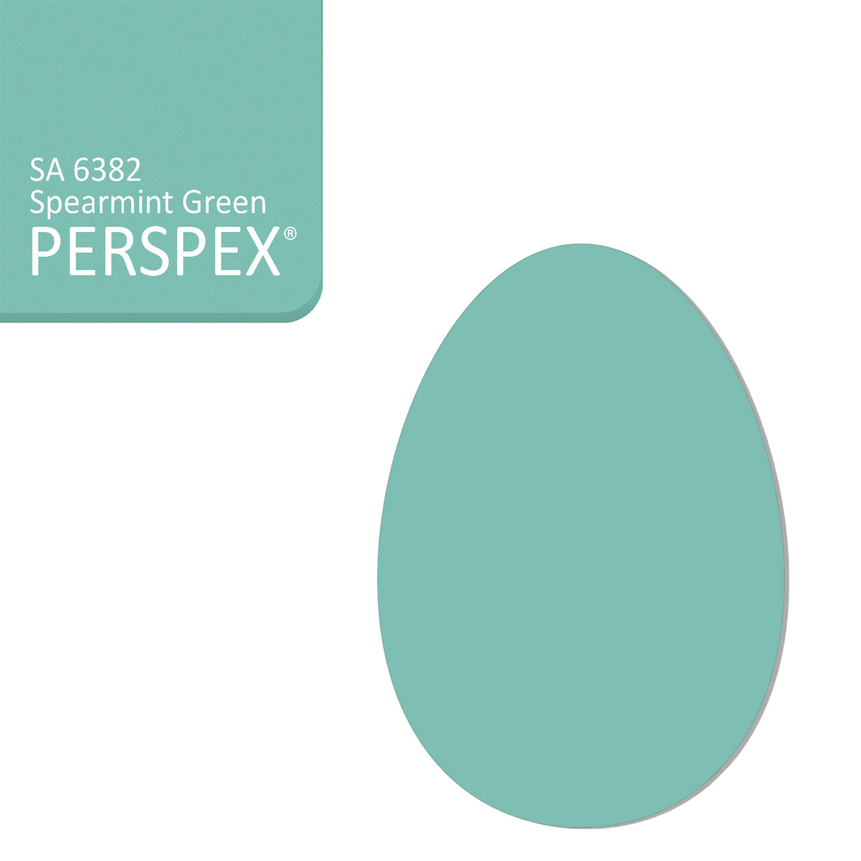 Acrylic Easter Egg Blanks - (6cm Pack of 7)