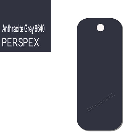 Acrylic Rectangle Keyring Blank Fobs (8cm Pack of 10) - Laserworksuk
