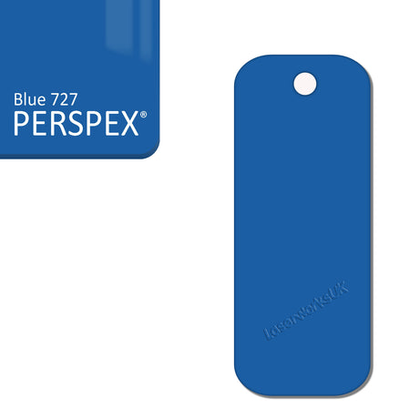 Acrylic Rectangle Keyring Blank Fobs (8cm Pack of 10) - Laserworksuk