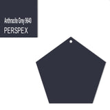 Acrylic Pentagon Blanks (10cm Pack of 5) - Laserworksuk