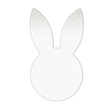 Acrylic Easter Bunny - Rabbit Head Blanks (10cm Pack of 5) - Laserworksuk