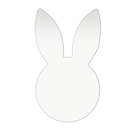 Acrylic Easter Bunny - Rabbit Head Blanks (8cm Pack of 6) - Laserworksuk