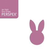 Acrylic Easter Bunny - Rabbit Head Blanks (8cm Pack of 6) - Laserworksuk