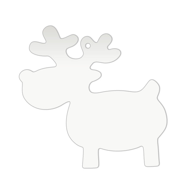 Acrylic Christmas Reindeer Blanks - Laserworksuk