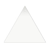 Acrylic Triangle Blanks (8cm Pack of 9) - Laserworksuk