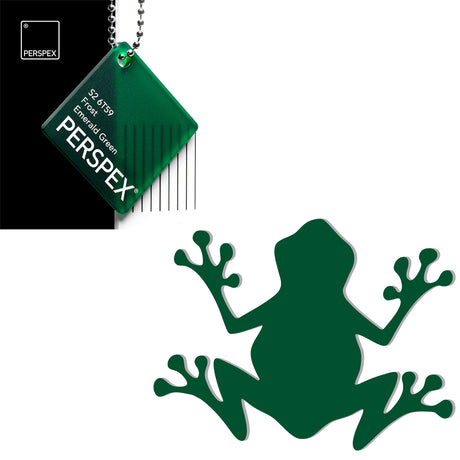 Acrylic Frog Shape - Laserworksuk