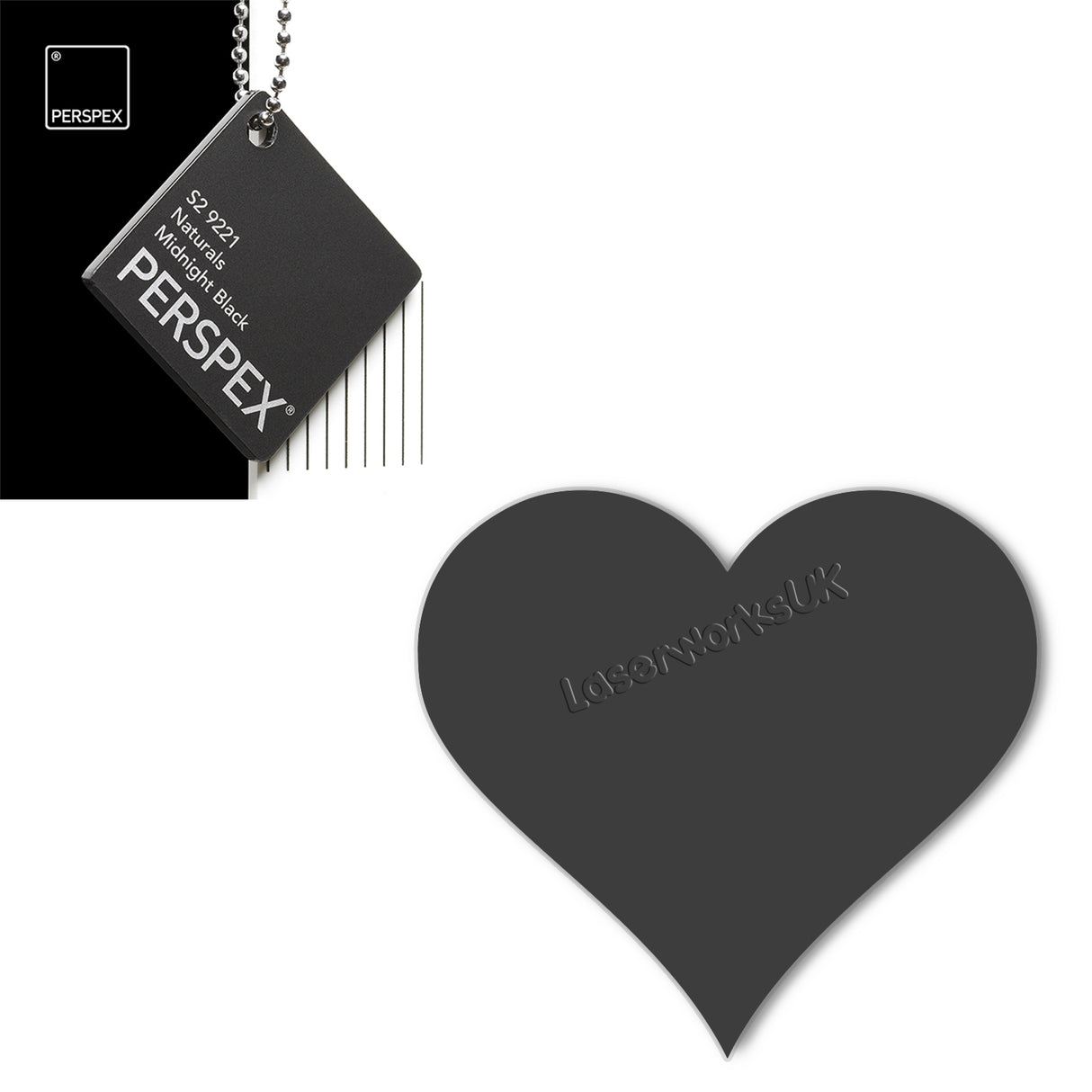 Acrylic Hearts Wedding Table Scatter (Pack of 50) - Laserworksuk