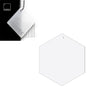 Acrylic Hexagon Blanks (15cm Pack of 3) - Laserworksuk