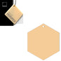 Acrylic Hexagon Blanks (15cm Pack of 3) - Laserworksuk