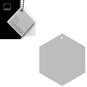 Acrylic Hexagon Blanks (15cm Pack of 3) - Laserworksuk