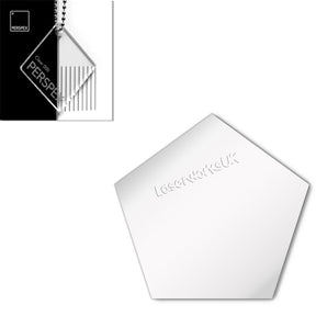 Acrylic Pentagon Blanks (8cm Pack of 6) - Laserworksuk