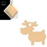 Acrylic Christmas Reindeer Blanks - Laserworksuk