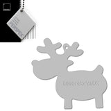 Acrylic Christmas Reindeer Blanks - Laserworksuk