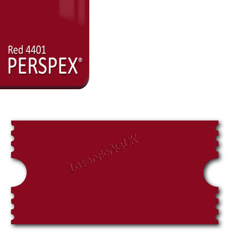 Acrylic Ticket Blanks - Laserworksuk