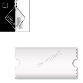 Acrylic Ticket Blanks - Laserworksuk