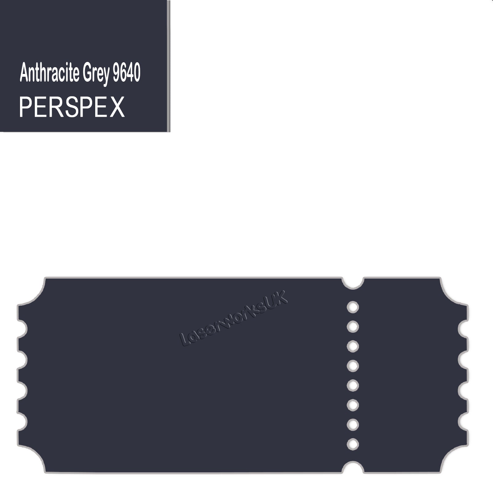 Acrylic Vintage Ticket Blanks - Laserworksuk