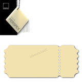 Acrylic Vintage Ticket Blanks - Laserworksuk