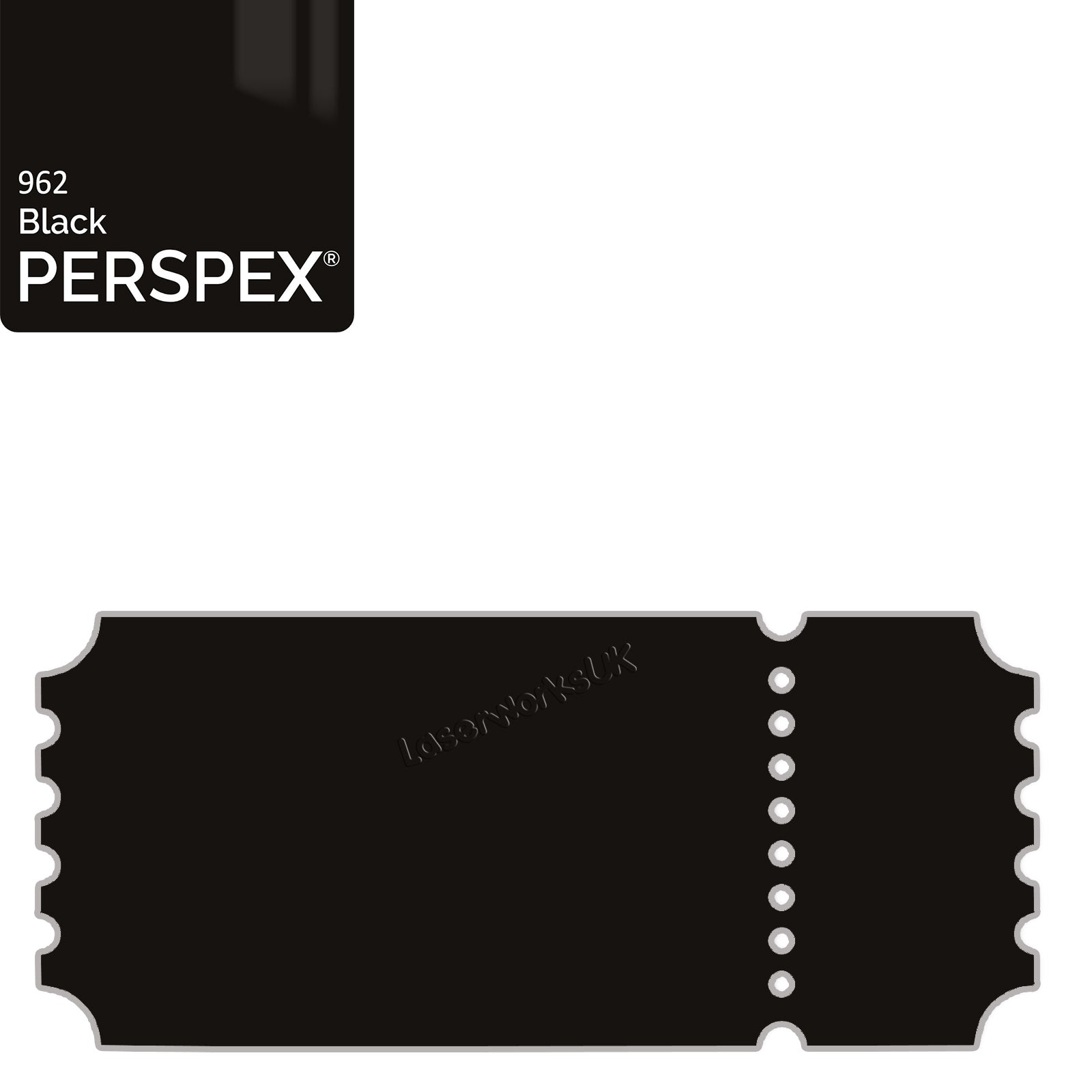 Acrylic Vintage Ticket Blanks - Laserworksuk