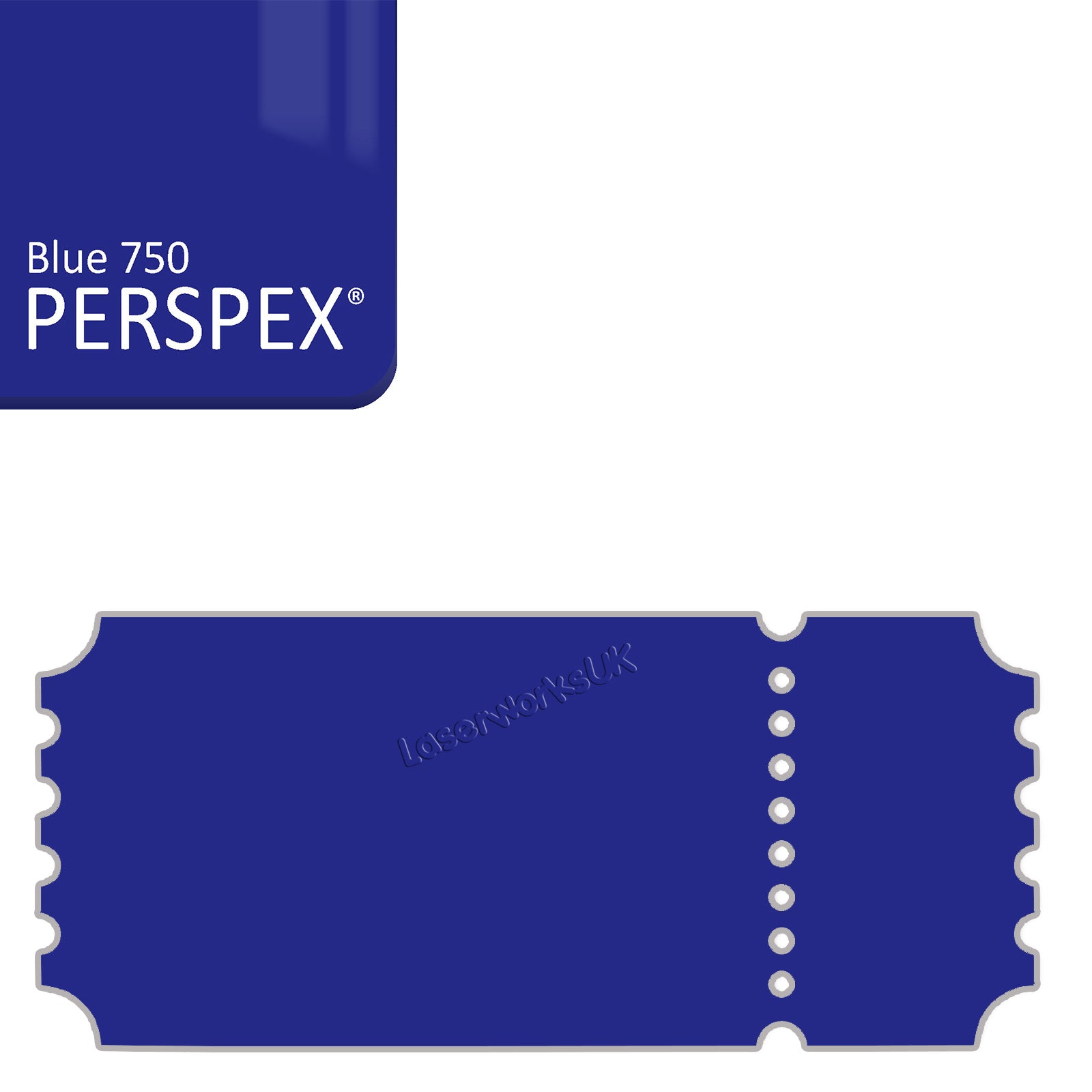 Acrylic Vintage Ticket Blanks - Laserworksuk