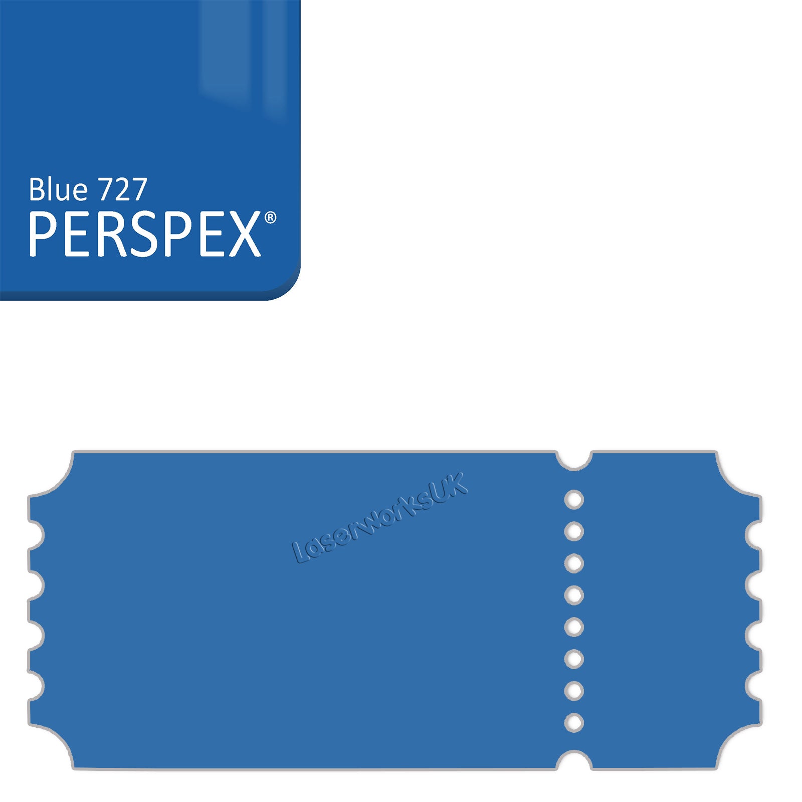 Acrylic Vintage Ticket Blanks - Laserworksuk