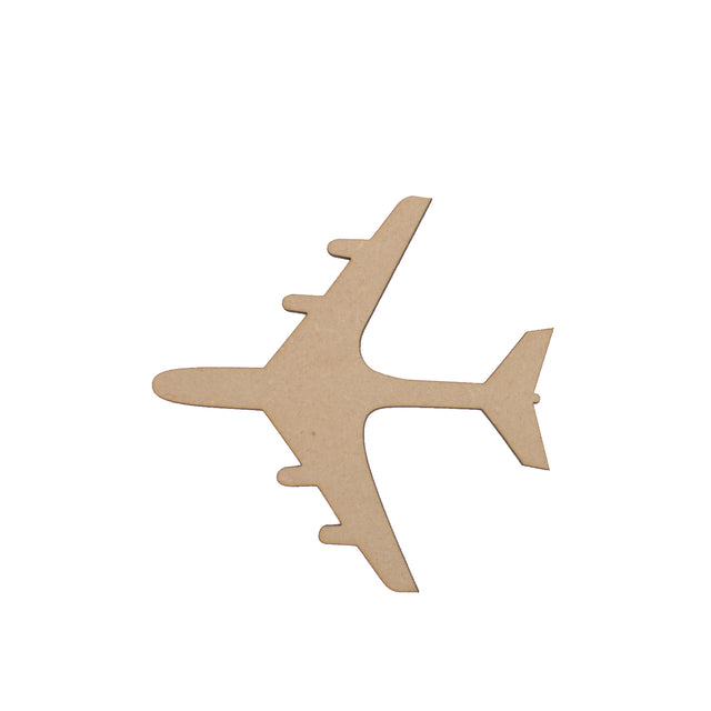 Wooden Aeroplane - Jet Blank Craft Shapes - LaserworksUK