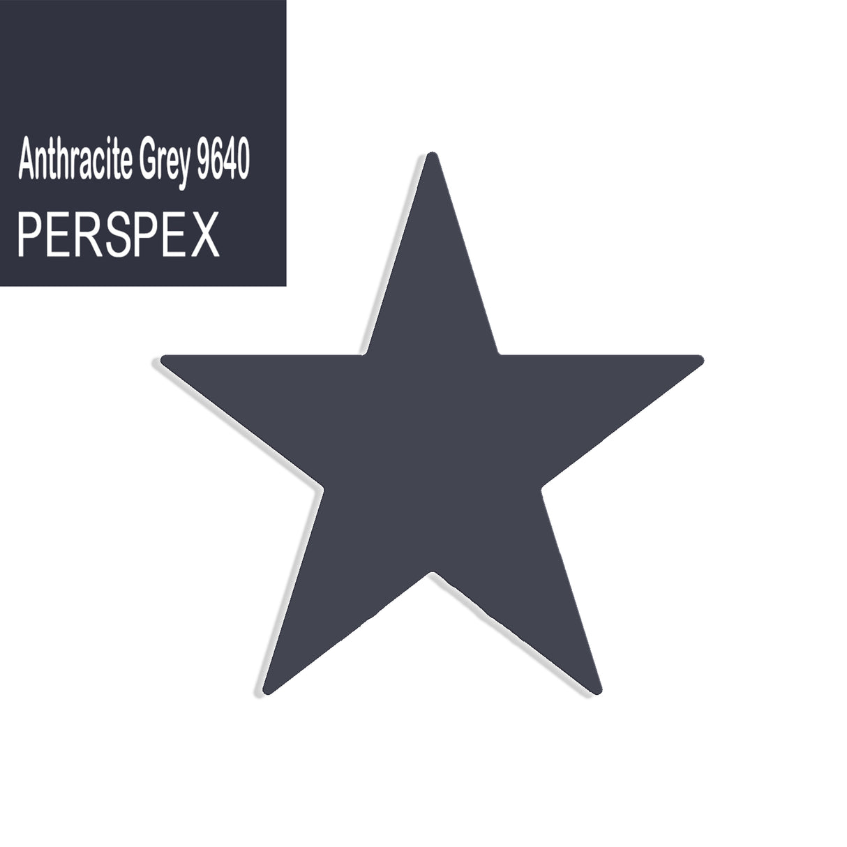 Star Shaped Acrylic Blanks - 25cm
