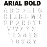 Ariel Bold 10cm Acrylic Letters & Numbers - 40 Different Colours - Laserworksuk