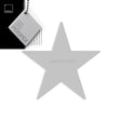 Star Shaped Acrylic Blanks - 25cm - Laserworksuk