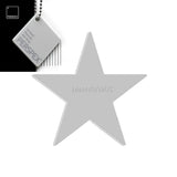 Star Shaped Acrylic Blanks - 25cm