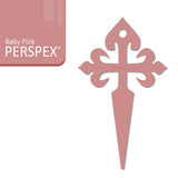 Camino de Santiago - St James Cross Keyring - Laserworksuk