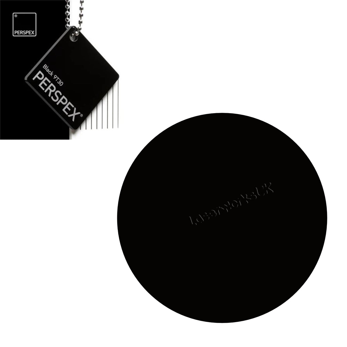 Acrylic Circles - Blanks Disc - (7cm Pack of 6) - Laserworksuk