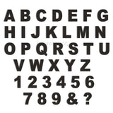 Ariel Bold 10cm Acrylic Letters & Numbers - 40 Different Colours - Laserworksuk