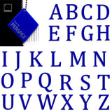 Acrylic 7.5cm High Letters & Numbers - 40+ Colours - Multi Buy Discounts - Laserworksuk