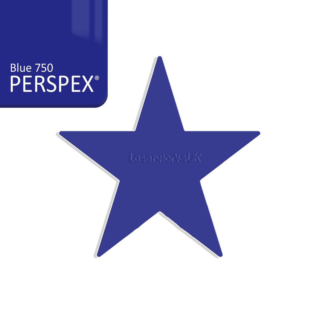 Star Shaped Acrylic Blanks - 25cm