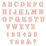 Acrylic 4cm High Letters & Numbers - 40 Colours - Multi Buy Discounts - Laserworksuk