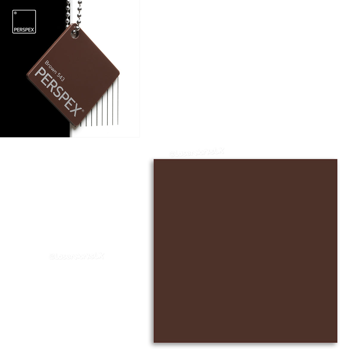 Acrylic Square Blanks - (15cm Pack of 3)