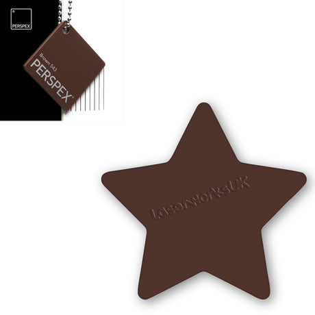 Acrylic Star Blanks (3cm Pack of 18) - Laserworksuk